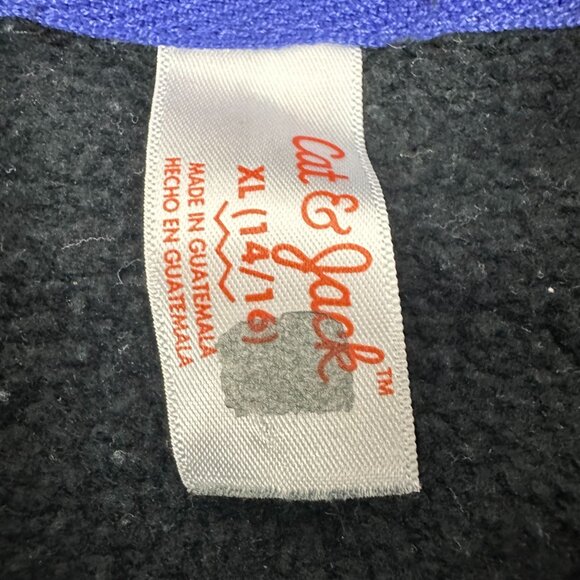 Cat & Jack Girls XL Black Hoodie With Multicolor Heart Design Soft & Comfortable - Picture 3 of 4